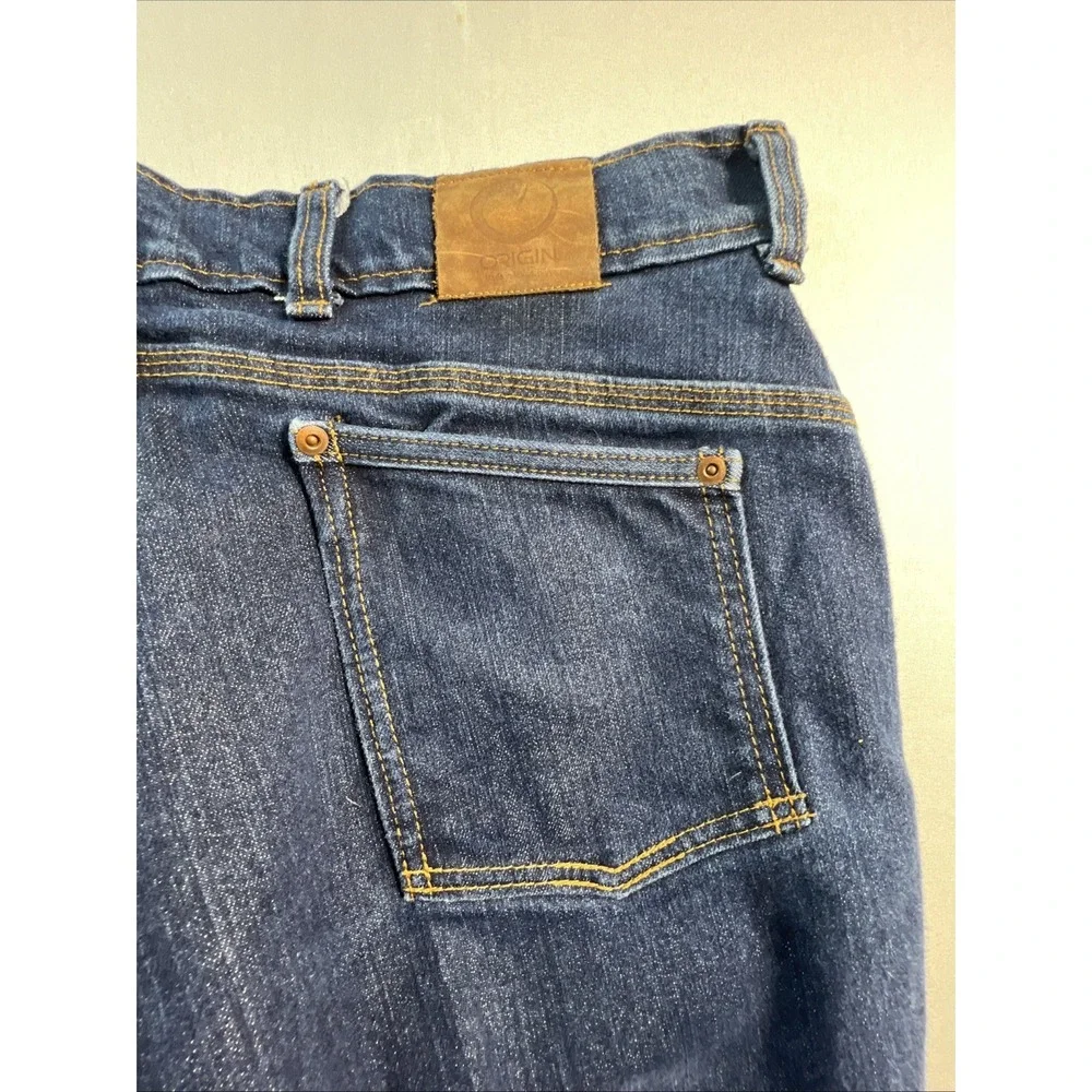 Origin Maine Legit Fit Jeans Dark Wash Denim Made in USA Mens 34 x 28